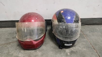 (2) Motorcycle Helmets