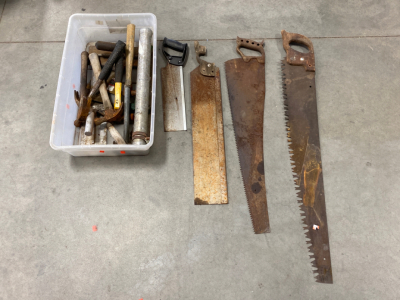 Assorted Vintage Hand Saws