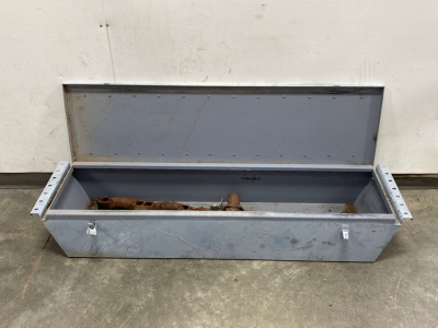 Metal Storage Box 57.5&rdquo;x 14.5&rdquo;x 9.5&rdquo;