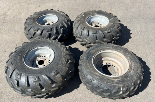 (3) Goodyear AT25x11-10 Tires and (1) Dunlap AT25x8-12 Tire