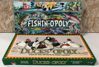 Fishin'-opoly and Ducks-opoly Board Games