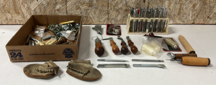 Assorted Leather Working Tools