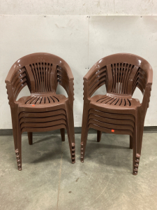 (10) Plastic Chairs