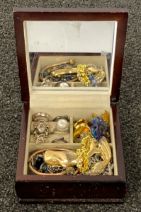 Small Box of Costume Jewelry