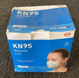 Box Of (38) KN95 Respirator Masks