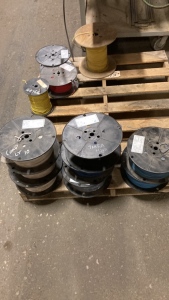 Spools of electrical wire