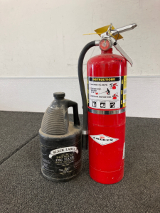 Fire Extinguisher And Fog Fluid