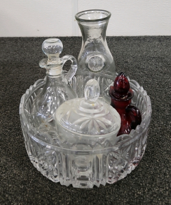 Decanters, Candy Dish, & More