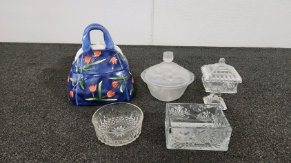 Floral Purse Cookie Jar & More