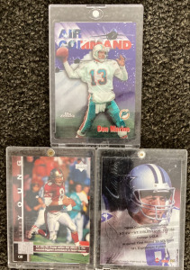 Dan Marino, Steve Young & Troy Aikman Collectible NFL Cards