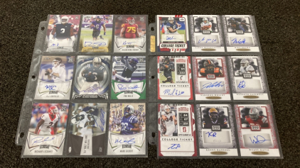 Autographed NFL Rookie Cards