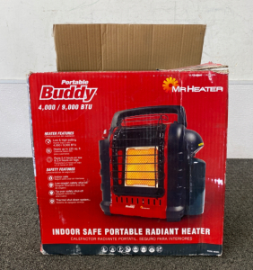 Mr. Heater Portable Buddy Radiant Heater Powers On