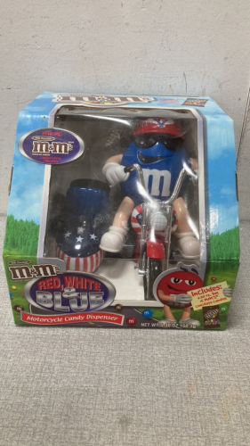 M&M Red, White & Blue Motorcycle Candy Dispenser