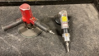 Air sander and angle grinder