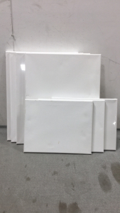 (8) Blank Art Canvases