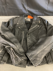 MAS Leather Coat Size:44