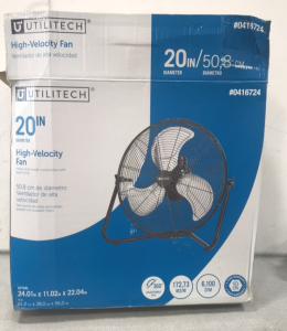 Utilitech 20” High Velocity Fan