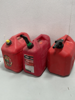 (3) 5 Gallon Gas Can