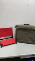 (1) Eddie Bauer Travel Case (1) The StadiumChair Company Chair