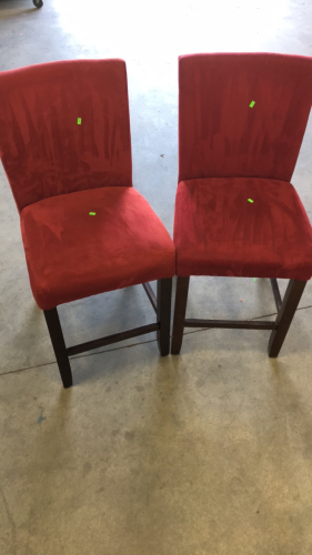 (2) bar chairs