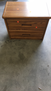 (2) Drawer Side Table