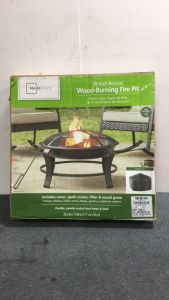 Mainstays 28” Round Wood Burning Firepit