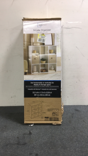 Mainstays 9-Cube Organizer Shelf