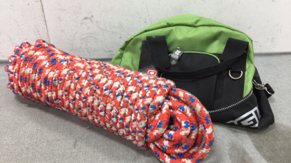 Small Duffel Bag and Rope