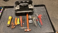 Crawl Tray with assortment of tools