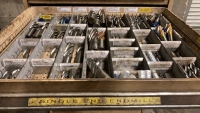 Drawer full of single endmills