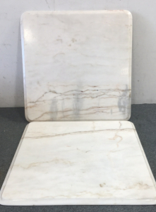 (2) Marble Slabs