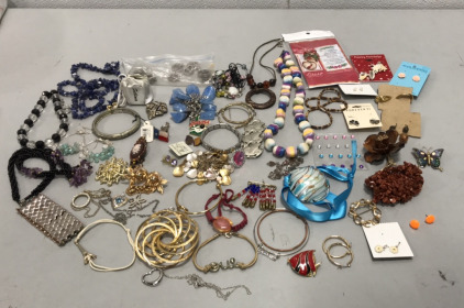 Various costume jewelry