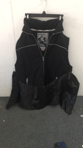 Rocket Racing Large Vest W/ Leather Corset