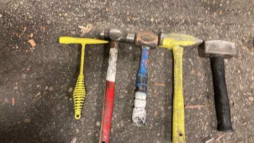 Assortment of hammers