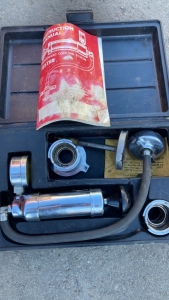 Pressurized cooling system tester