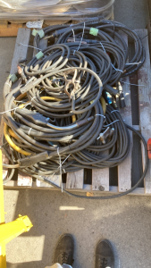 Pallet of Hoses and Gas Nozzles