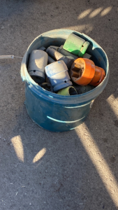 Bucket of screws and bolts