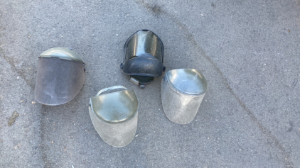 (4) Welders Helmets
