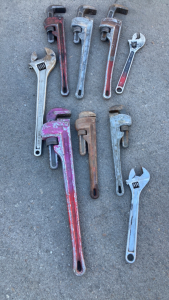 Monkey and Pipe Wrenches