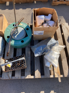 Pallet of Various Piping, Plumbing Snake, PVC, Plus More