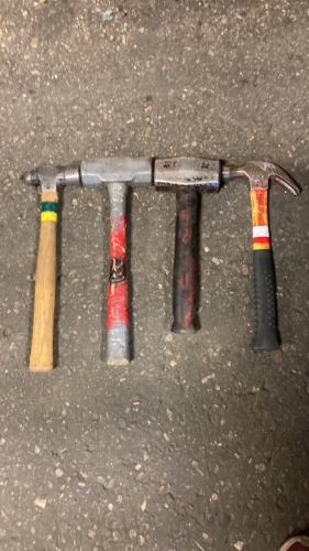 Assortment of hammers