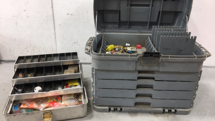 (2) Tackle boxes and Fishing Lures