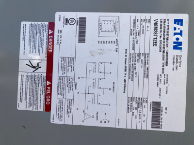 Eaton Dry-Type Distribution Transformer