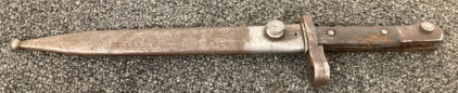 WWII M38 Mauser Bayonet With Scabbard