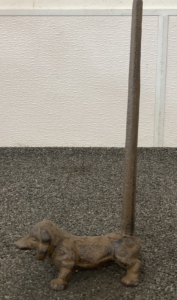 Cast Iron Dog String Holder/ Toilet Paper Holder