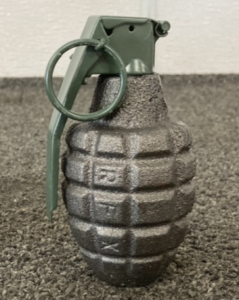 US WWII Pineapple Style MK2 Hand Grenade, Inert