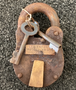 Leavenworth Federal Prison Lock With 2 Keys