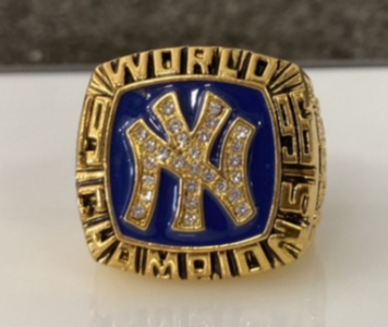 1996 New York Yankees World Series Championship Replica Ring Named To Derek Jeter