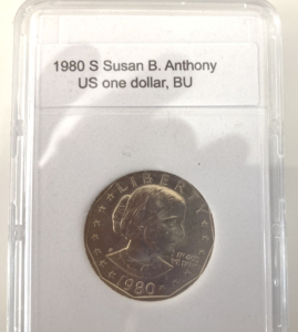 1980 S Susan B Anthony US One Dollar Coin