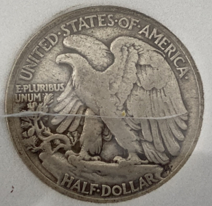 1943 WWII Walking Liberty Half Dollar